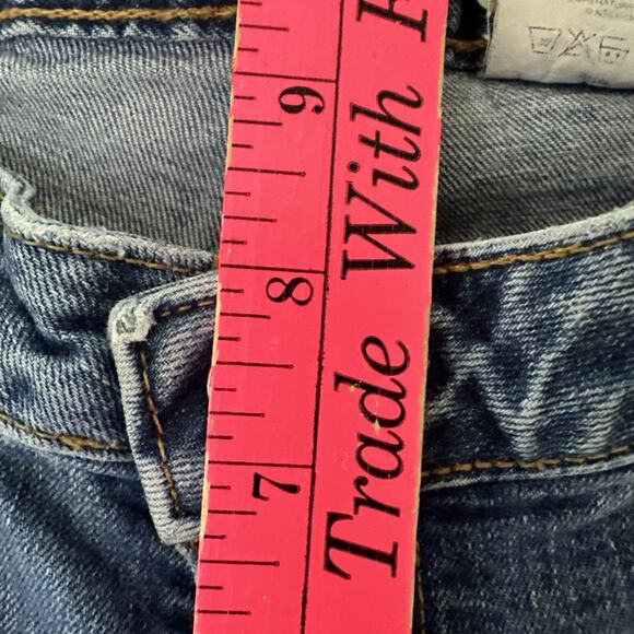Vintage GAP Jeans Womens 2 Flare Stretch Medium Wash Low Rise Retro Y2K - Picture 9 of 12